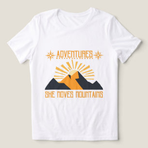 T-shirt En Tri-matière Aventure Chemise féminine - Elle déplace les monta