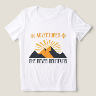 T-shirt En Tri-matière Aventure Chemise féminine - Elle déplace les monta