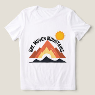 T-shirt En Tri-matière Aventure Chemise féminine - Elle déplace les monta