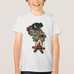 T-shirt En Tri-matière Aventure de nuit au feu de camp