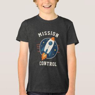 T-shirt En Tri-matière Aventure spatiale de la fusée du contrôle de missi