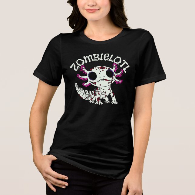 T-shirt En Tri-matière Axolotl Zombie (Recto)