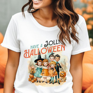 T-shirt En Tri-matière Ayez un Vintage Jolly Halloween