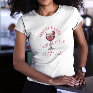 T-shirt En Tri-matière Babes simples Saint Valentin Cocktail rose