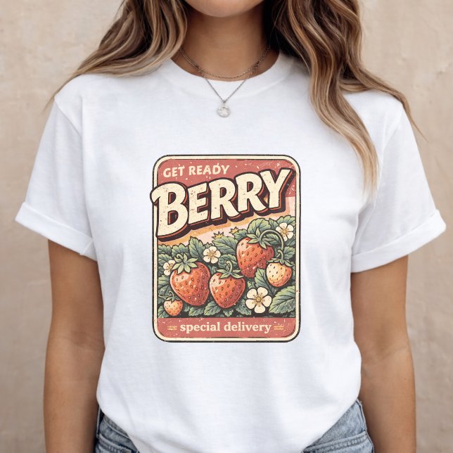 T-shirt En Tri-matière Baby Announcement Berry Pregnancy Reveal (Créateur téléchargé)