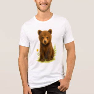 T-shirt En Tri-matière Baby Bear Cub en Fleur sauvage