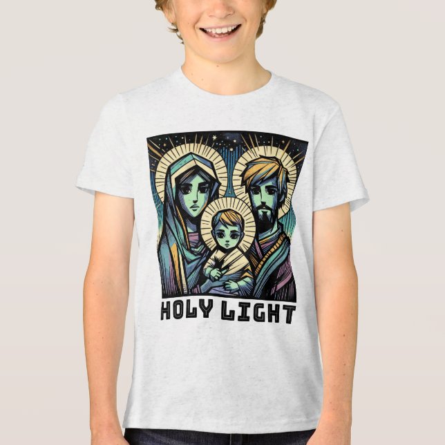 T-shirt En Tri-matière Baby Jesus :  The Holy Family: Holy Light (Recto)