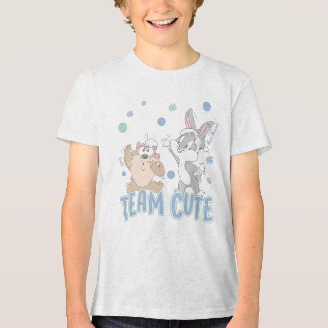 T-shirt En Tri-matière Baby TAZ™ & BUGS BUNNY™ Team Cute (Recto)