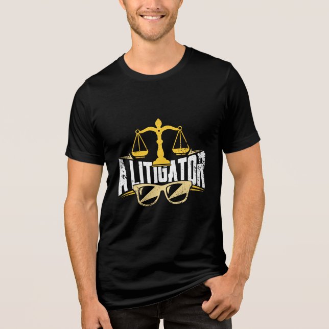 T-shirt En Tri-matière Bac d'avocat diplômé de l'école de droit (Recto)