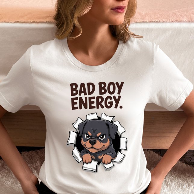 T-shirt En Tri-matière Bad Boy Energy Rottweiler  (Créateur téléchargé)