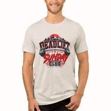 Badge Club Vintage Powerlifting Deadlift dimanche