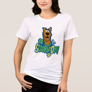 T-shirt En Tri-matière Badge de caractère Empreinte de patte Scooby-Doo
