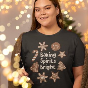 T-shirt En Tri-matière Baking Spirits Bright Christmas Cookies Festive