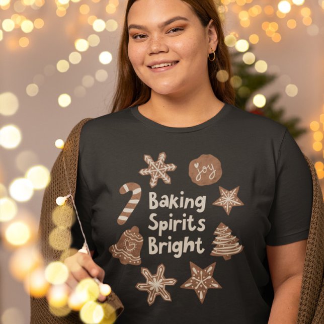 T-shirt En Tri-matière Baking Spirits Bright Christmas Cookies Festive (Créateur téléchargé)