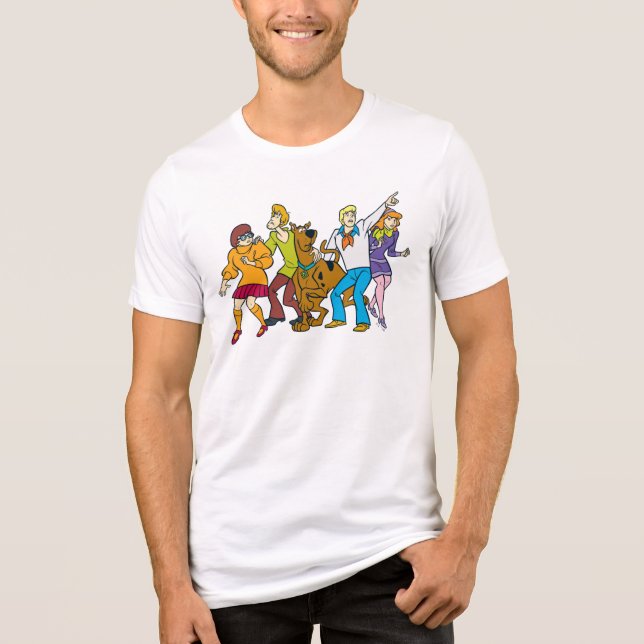 T-shirt En Tri-matière Bande entière 13 Mystery Inc (Recto)