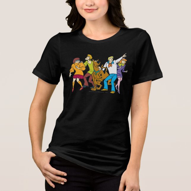 T-shirt En Tri-matière Bande entière 13 Mystery Inc (Recto)