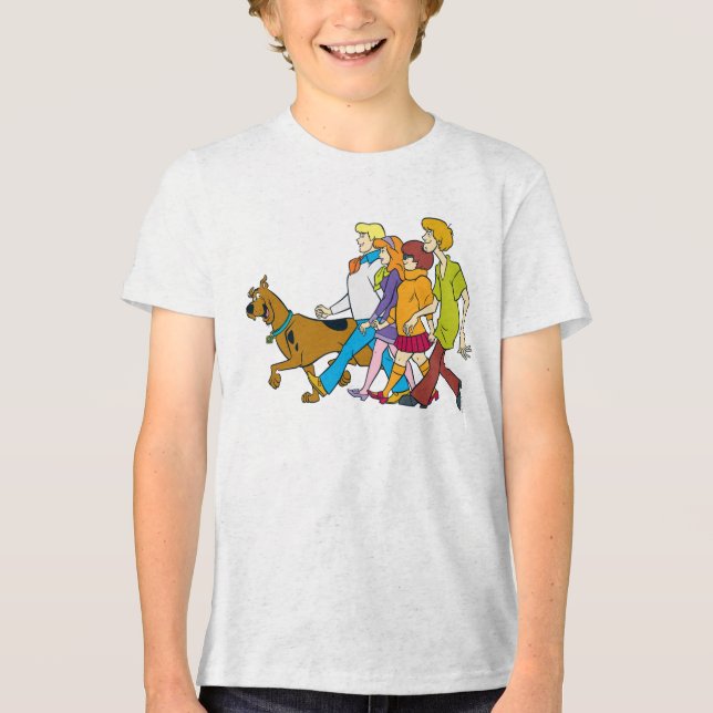 T-shirt En Tri-matière Bande entière 18 Mystery Inc (Recto)