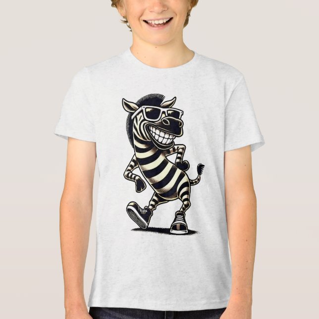 T-shirt En Tri-matière Bandes cool (Recto)