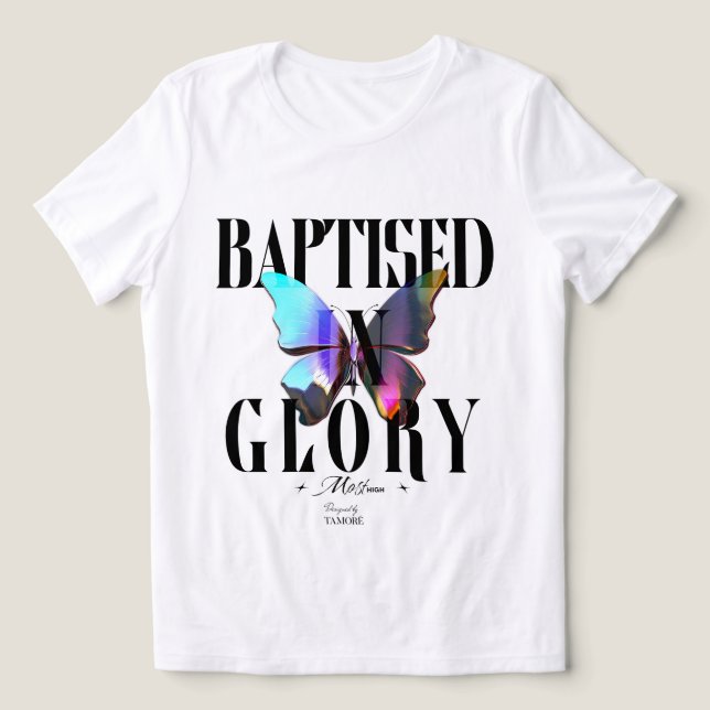 T-shirt En Tri-matière Baptisées dans la gloire des femmes  (Design Recto)