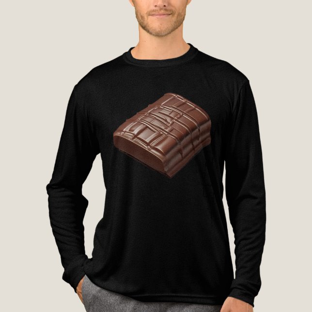 T-shirt En Tri-matière Bar Chocolat Bella+Canvas (Recto)