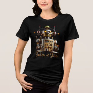 T-shirt En Tri-matière Barman Robot Futuriste "Secoué ou Remué"