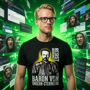 T-shirt En Tri-matière Baron Ungern Sternberg Résiste à la Modernité