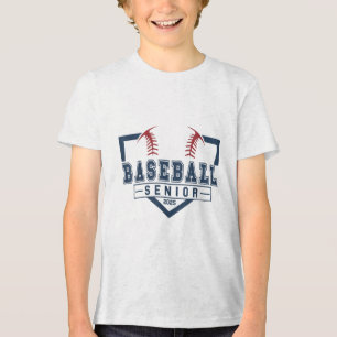 T-shirt En Tri-matière Baseball Senior Night Baseball Senior 2025 Graduat