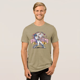 T-shirt En Tri-matière Baseball Stars & Stripes Hommes