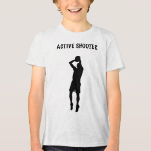 T-shirt En Tri-matière Basket-ball de tir actif 6