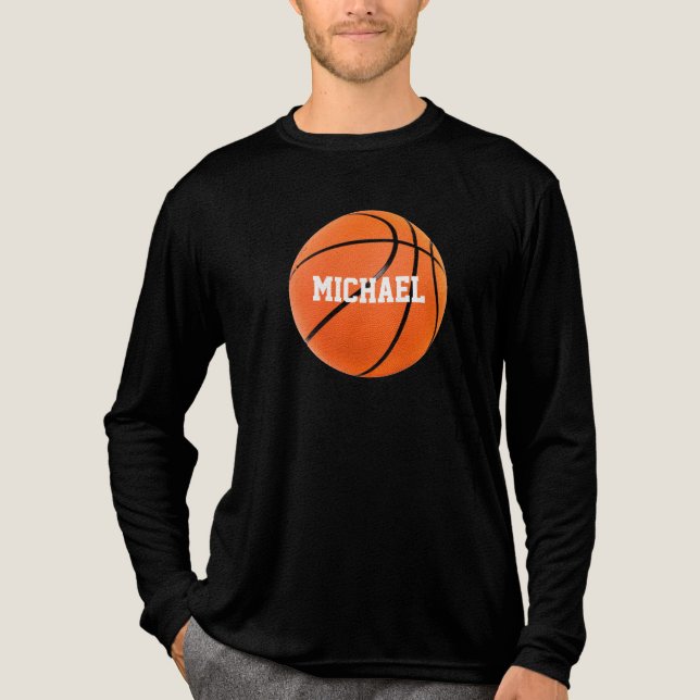 T-shirt En Tri-matière Basket-ball Votre nom (Recto)