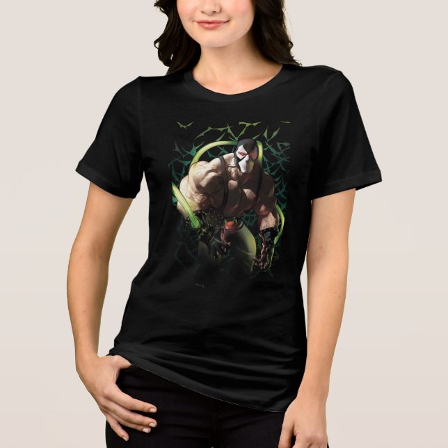 T-shirt En Tri-matière Batman Bane Bat Swarm Illustration (Recto)