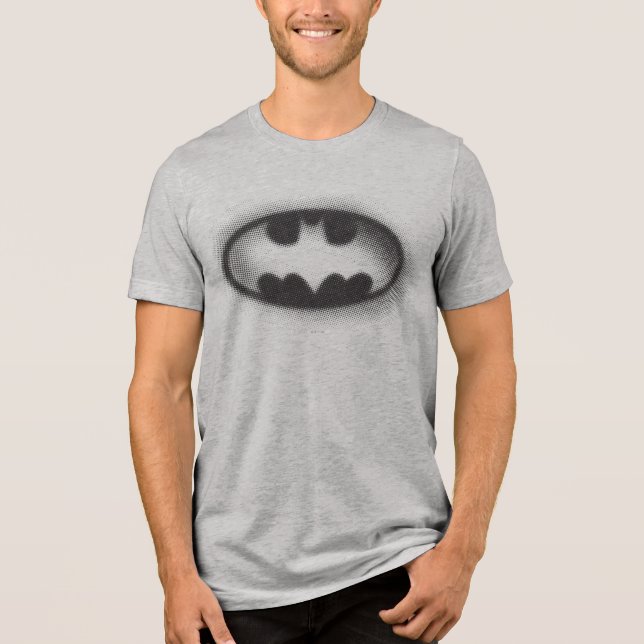 T-shirt En Tri-matière Batman Symbol | Halftone Logo (Recto)