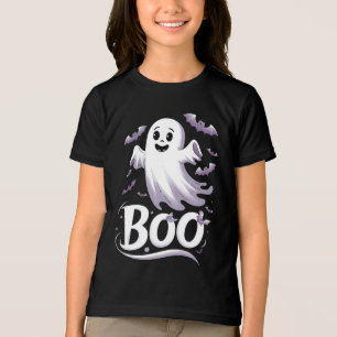 T-shirt En Tri-matière Bats fantômes et chauves-souris 'Boo' Halloween