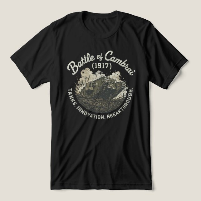 T-shirt En Tri-matière Battle of Cambrai (1917) (Design Recto)