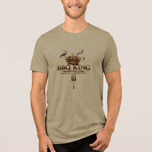 T-shirt En Tri-matière BBQ King - Aiguille à flamme Premium pour maîtres 