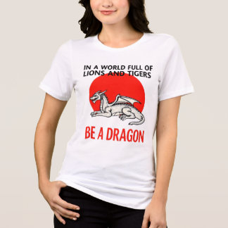 T-shirt En Tri-matière Be a Dragon - Unique design Imaginaire