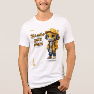 T-shirt En Tri-matière BE WHO YOU WANT” Inspirational Adult T-Shirt Mo