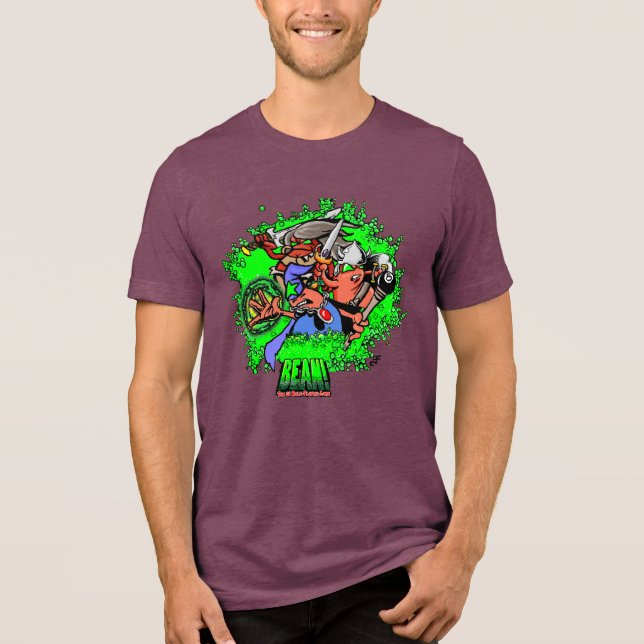 T-shirt En Tri-matière BEAN! Héros Hommes    (Recto)