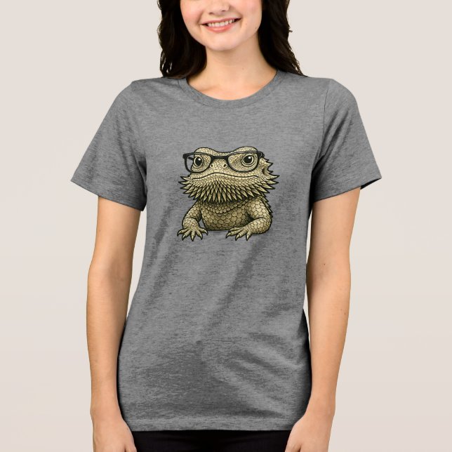 T-shirt En Tri-matière Bearded Dragon • Cute Beardie Design (Recto)