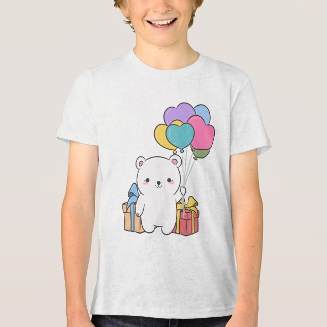 T-shirt En Tri-matière Beary Sweet Surprise | Sac fourre-tout (Recto)