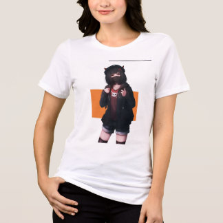 T-shirt En Tri-matière 😍 beauté des filles d'animaux