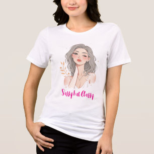 T-shirt En Tri-matière Beauté Grey Haired Winking