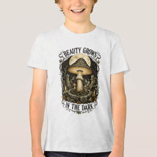 T-shirt En Tri-matière Beauté qui grandit dans le champignon vintage somb