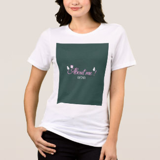 T-shirt En Tri-matière Beautiful white shirt with green