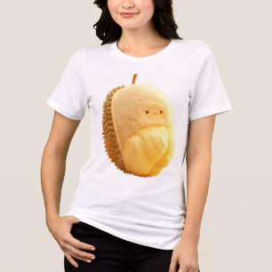 T-shirt En Tri-matière Bébé Durian Mignon avec des Piquants Doux et un Vi
