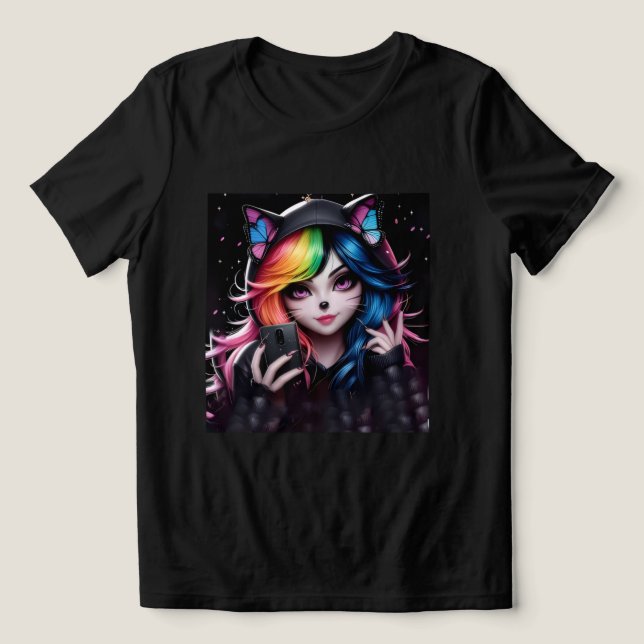 T-shirt En Tri-matière  Bella+Canvas Femme  (Design Recto)