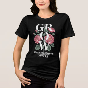 T-shirt En Tri-matière Belle Inspiration Grandir Dans La Grâce