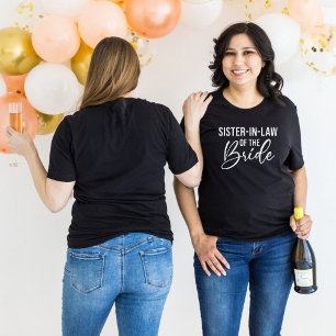 T-shirt En Tri-matière Belle-sœur de la mariée mariage cortège de la mari