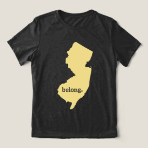 T-shirt En Tri-matière Belong In New Jersey State Pride