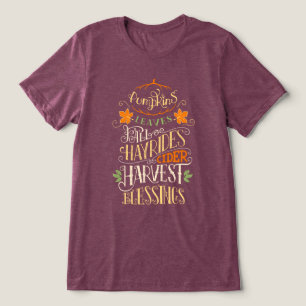 T-shirt En Tri-matière Bénédiction d'automne et de récolte